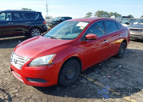 2013 Nissan Sentra S z USA, uszkodzony, nr VIN 3N1AB7AP4DL639223